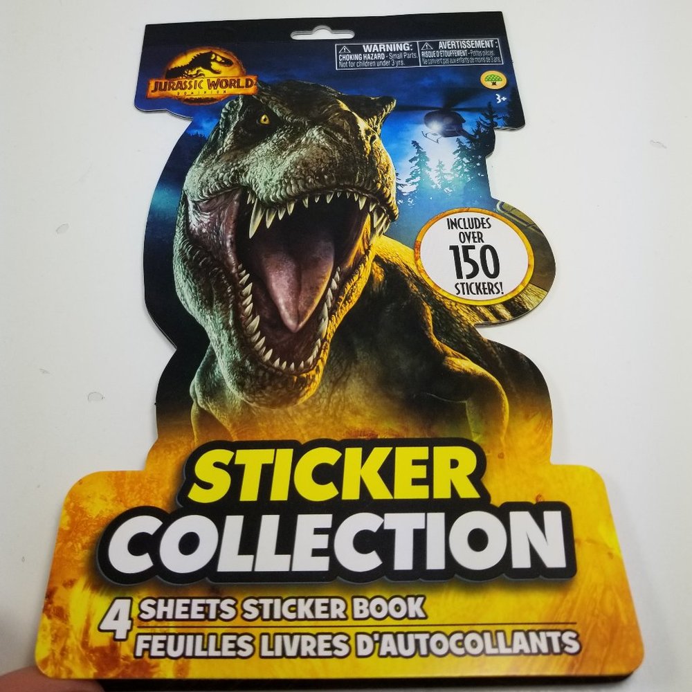 Jurassic World Dominion 150 stickers